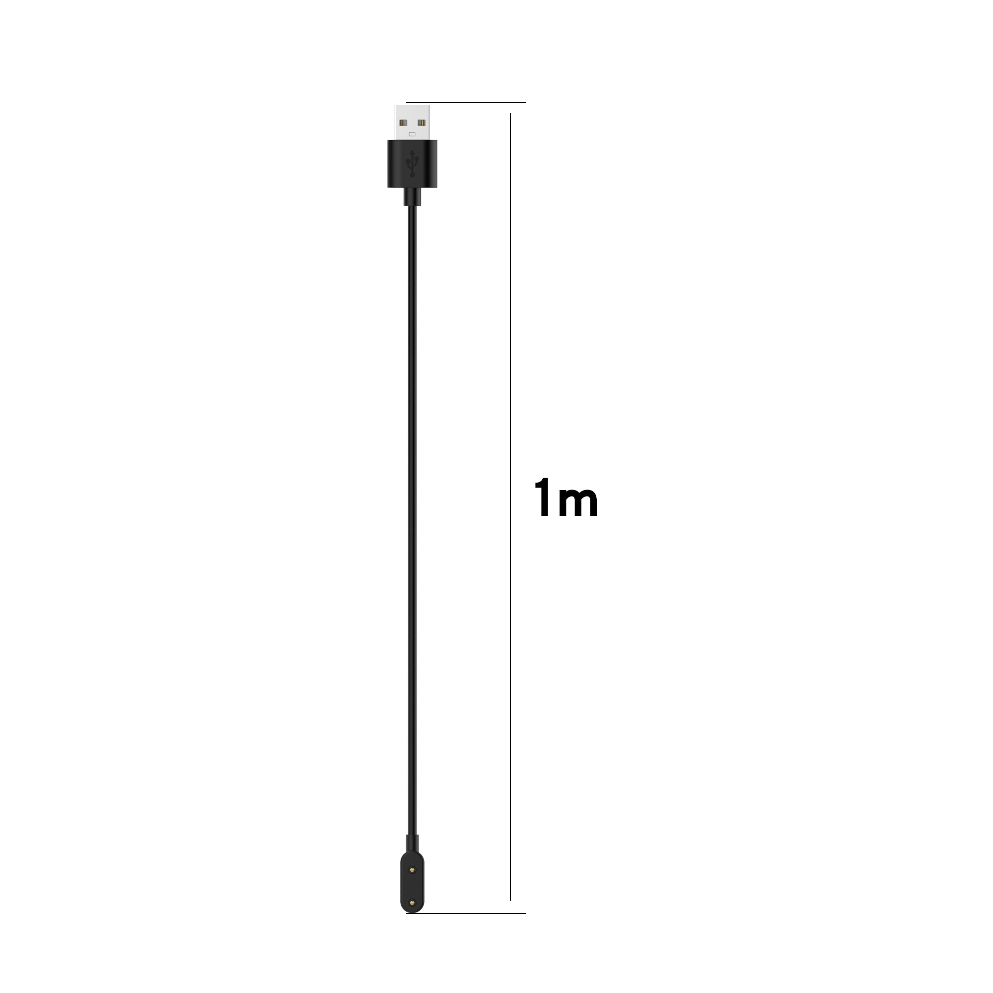 1m Magnetic Power Cord for Samsung Galaxy Fit3 (SM-R390) Charging Cable - Black 1m Magnetic Power Cord for Samsung Galaxy Fit3 (SM-R390) Charging Cable - Black